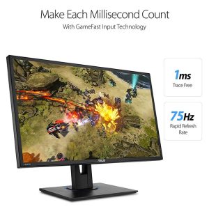 ASUS VG245HE – 24-tums Gaming-skärm med 75 Hz och 1 ms Svarstid - Bild 2