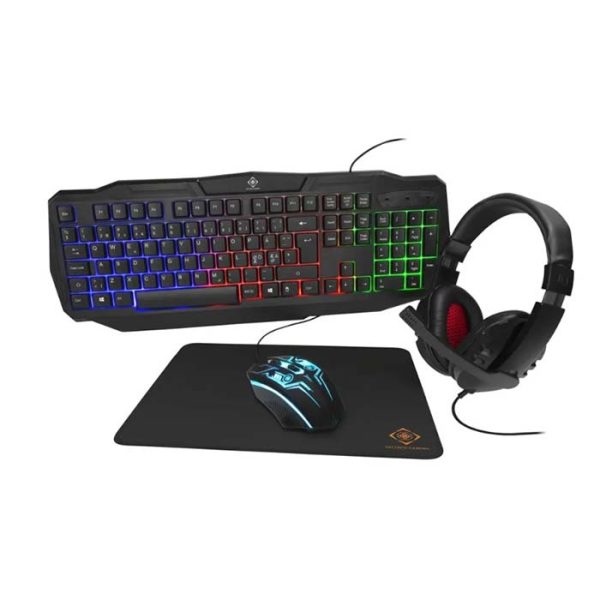 Deltaco Gaming 4-i-1 RGB Gaming Kit – Allt du Behöver för Ultimativ Spelprestanda