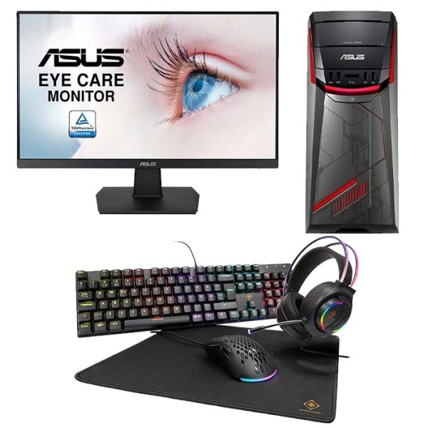 ASUS Spel Paket intel i5-7400, 16 GB RAM, 256 GB SSD, GTX 1060-6 GB