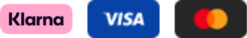 Betala med Klarna, Visa eller Mastercard